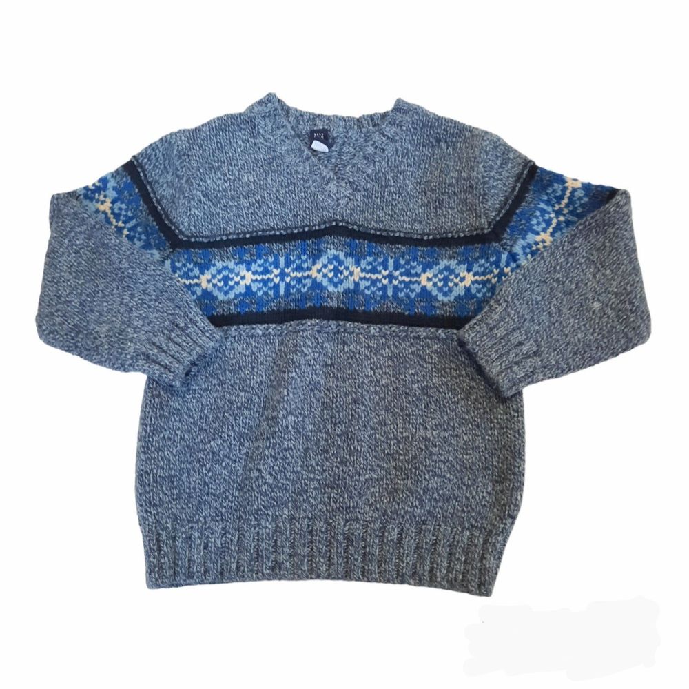 Gap Boys Wool Blend Knit Sweater 4T